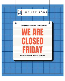 Our office will be closed Friday, June 19 in observance of Juneteenth. We will open again Monday, June 22! 

See you all soon!🙌
