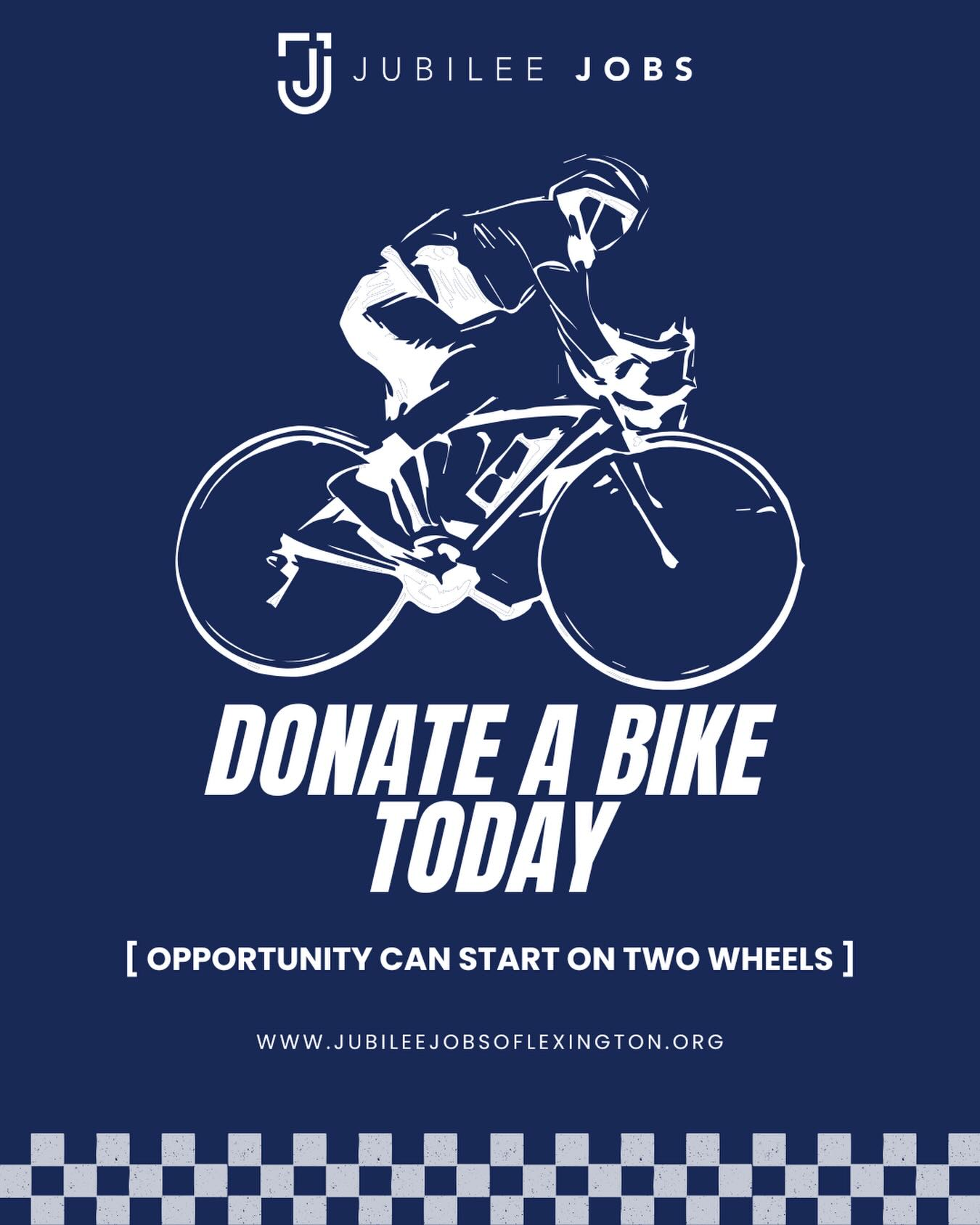 Every day, someone in Lexington is ready to work but stuck without a reliable way to get there. A bike can close that gap. If you’ve got one collecting dust in the garage, it could be exactly what someone needs to get to their first day on the job.
Opportunity can start on two wheels - donate a bike today. 🚲

Drop off info:
📍535 W Second St, Lexington, KY 40508
⏰8:30am - 5pm | Monday-Thursday
  8:30am - 12pm | Friday
